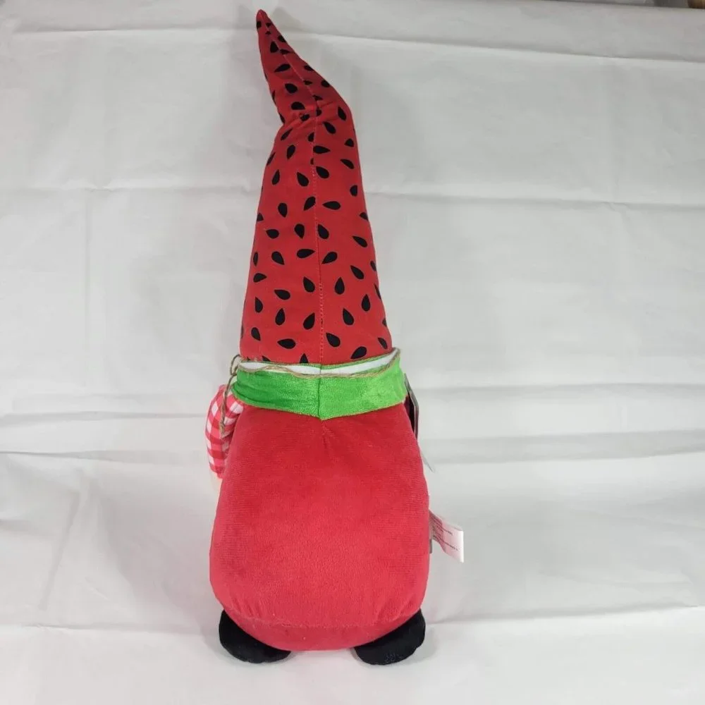 Rae Dunn Red & Green Watermelon Gnome 